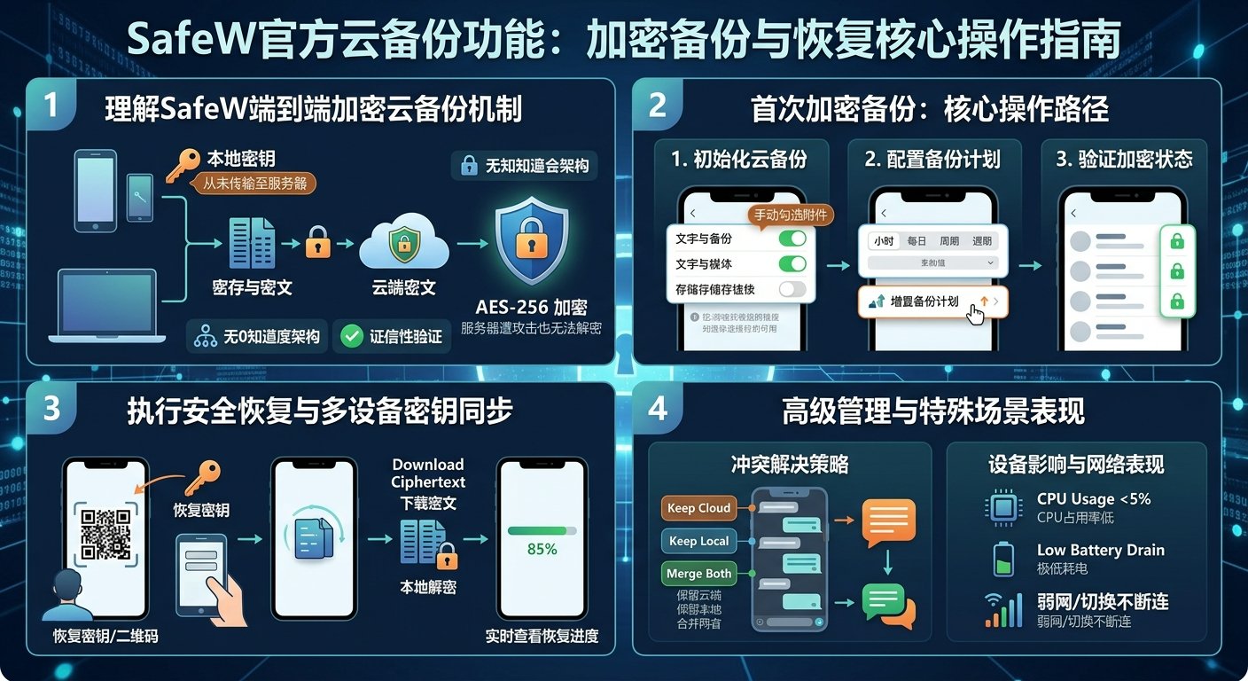 safew云备份功能:加密备份与恢复核心操作-图